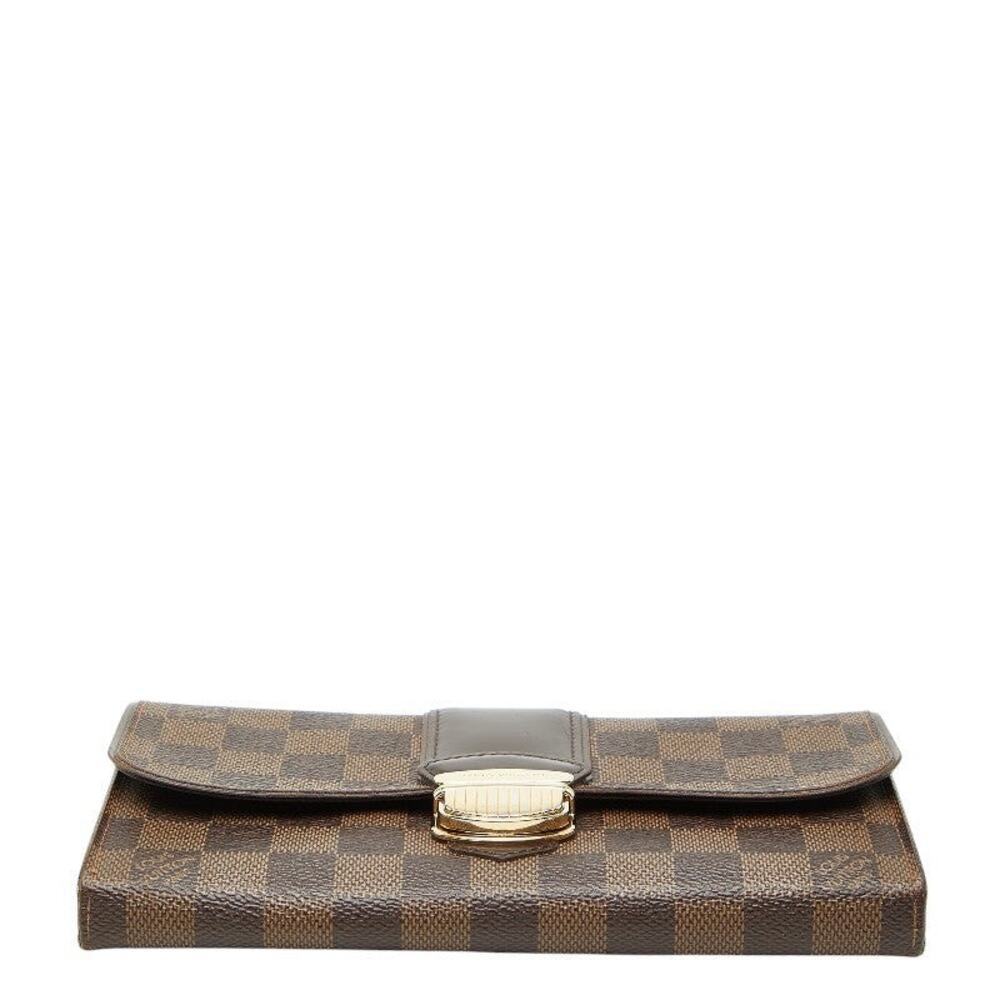 Louis Vuitton Damier Ebene Sistina Long Wallet Brown - Picture 11 of 14